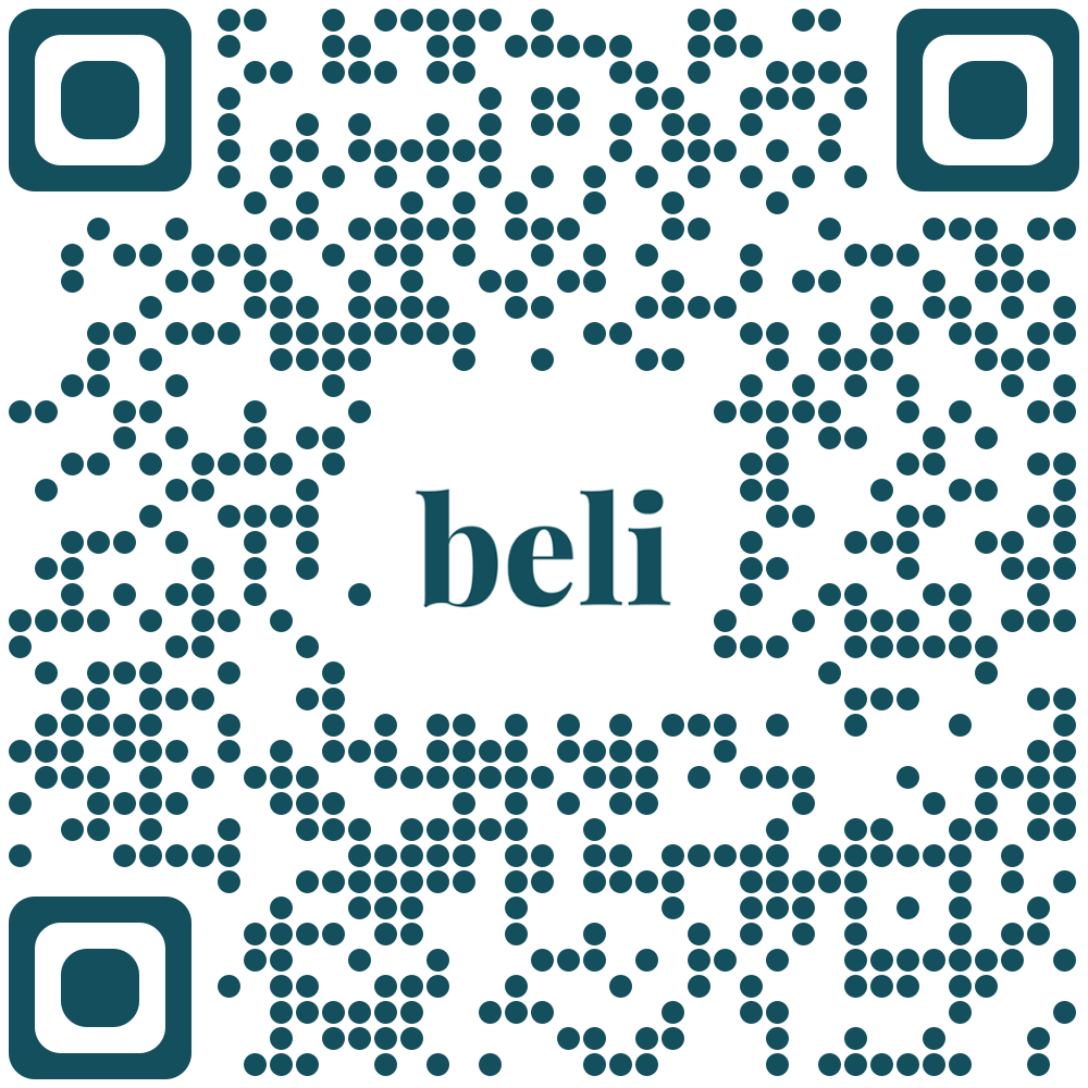 QR code to download the Beli app