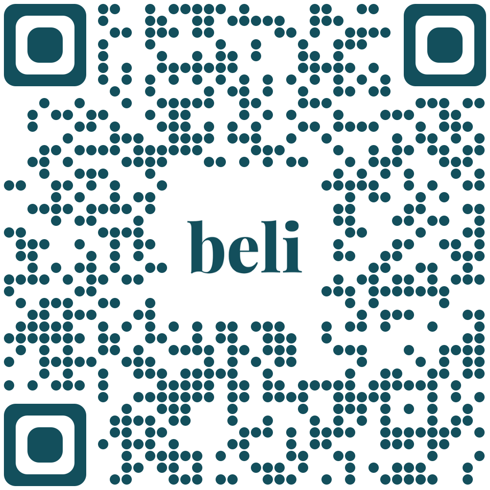 QR code to download the Beli app