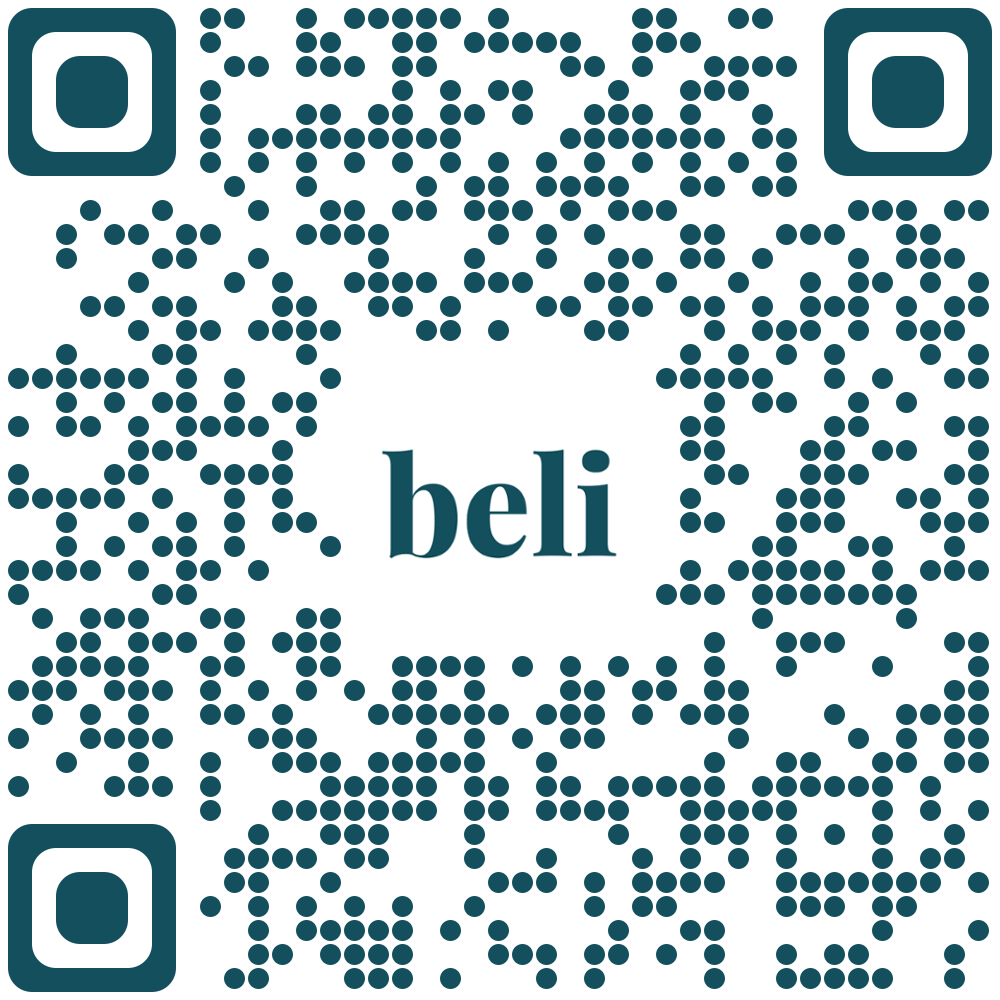 QR code to download the Beli app