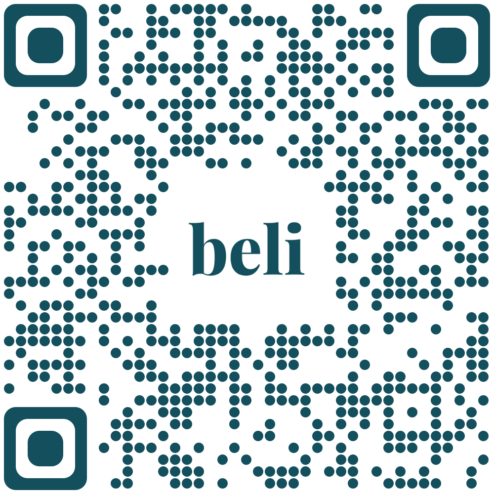 QR code to download the Beli app