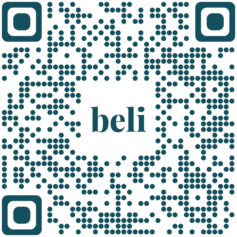QR code to download the Beli app