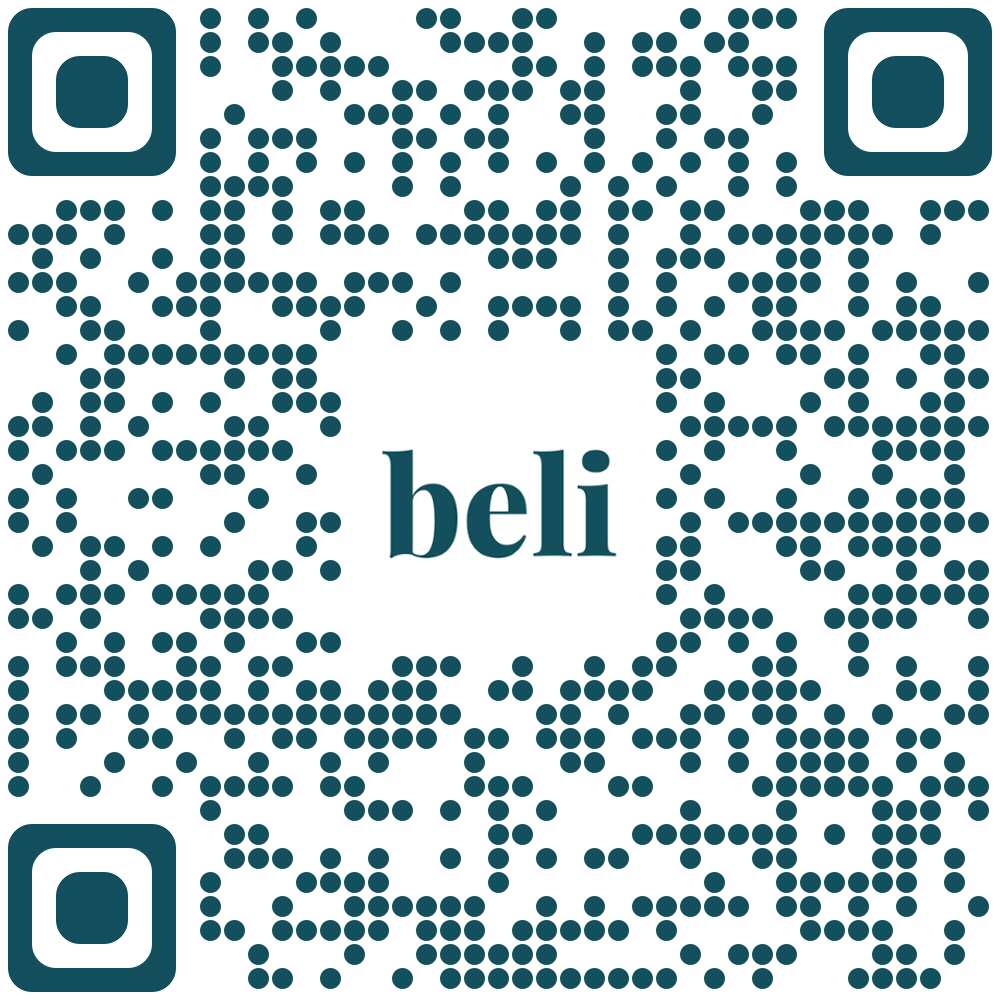 QR code to download the Beli app