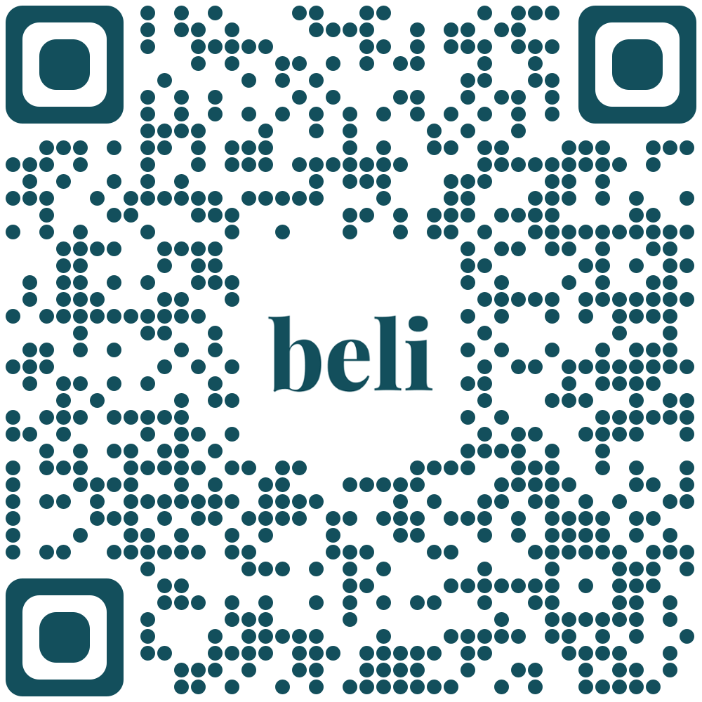 QR code to download the Beli app