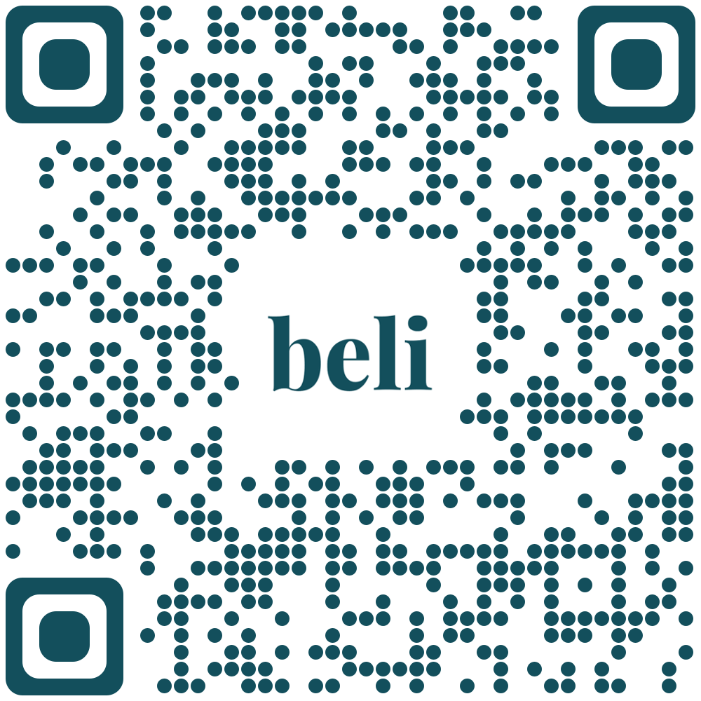 QR code to download the Beli app
