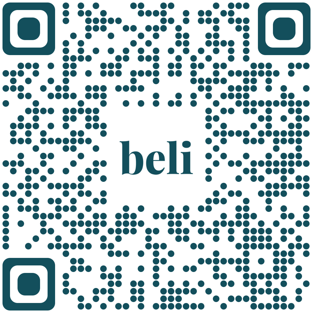 QR code to download the Beli app
