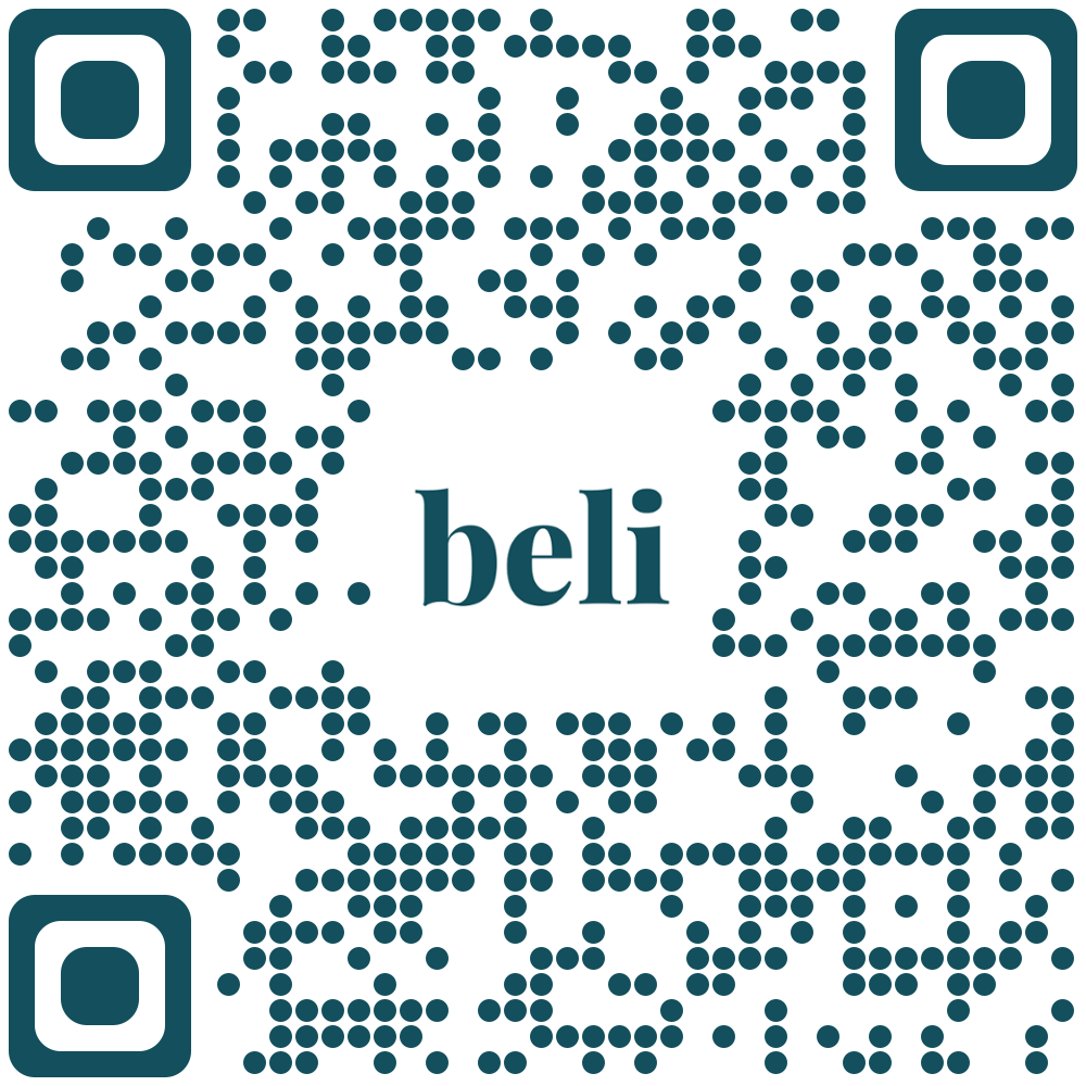 QR code to download the Beli app