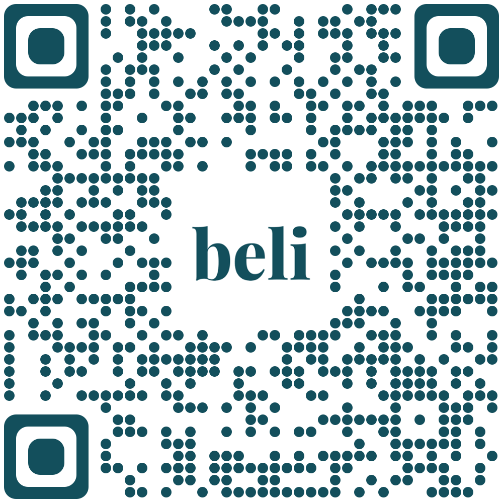 QR code to download the Beli app