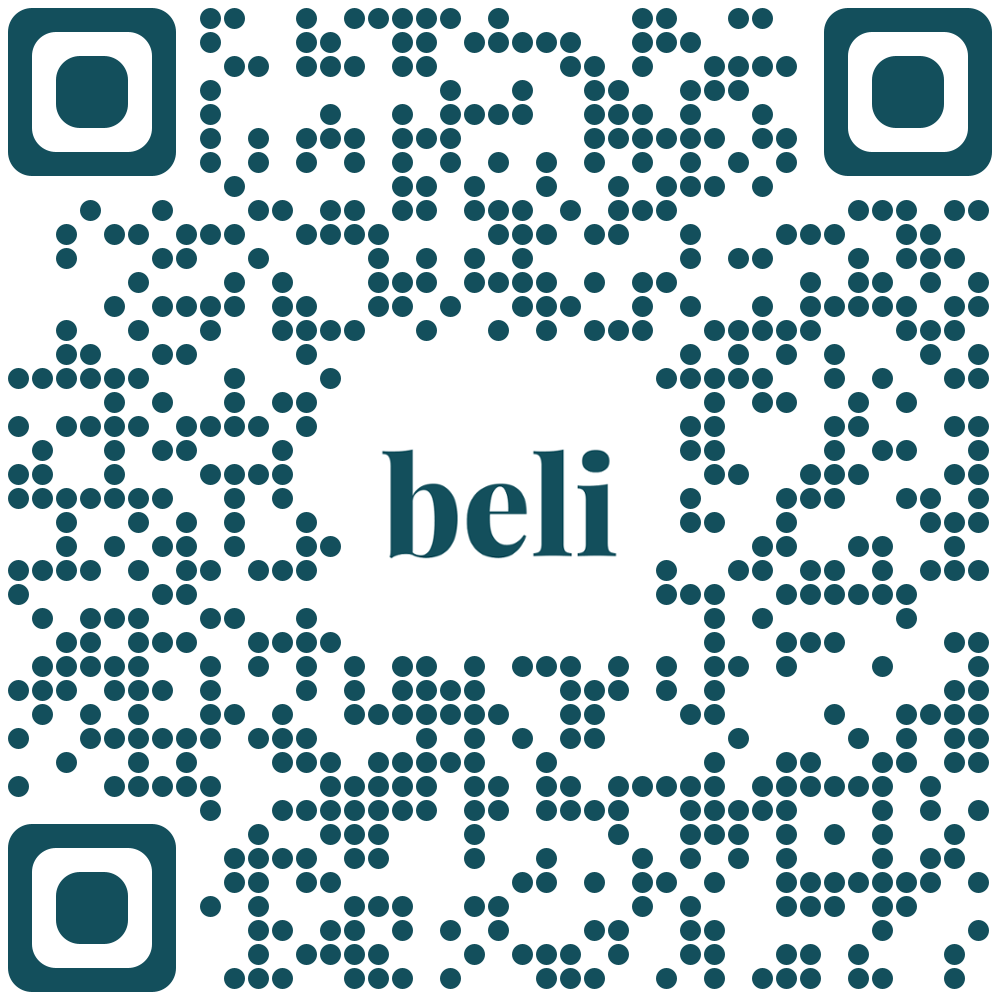 QR code to download the Beli app