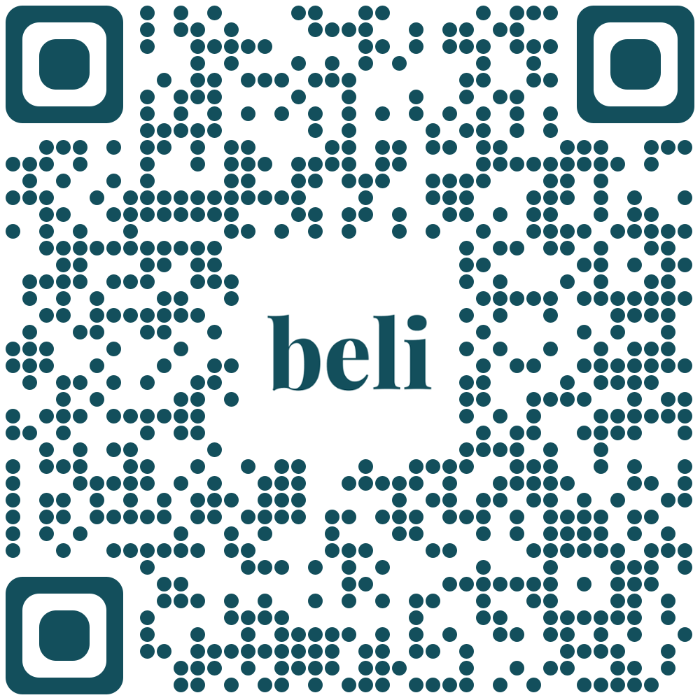 QR code to download the Beli app