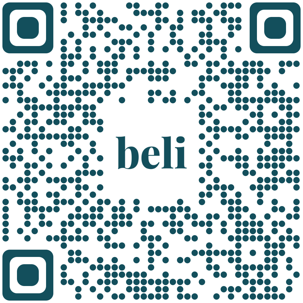 QR code to download the Beli app