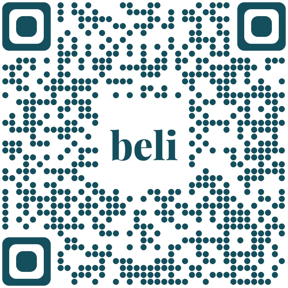 QR code to download the Beli app