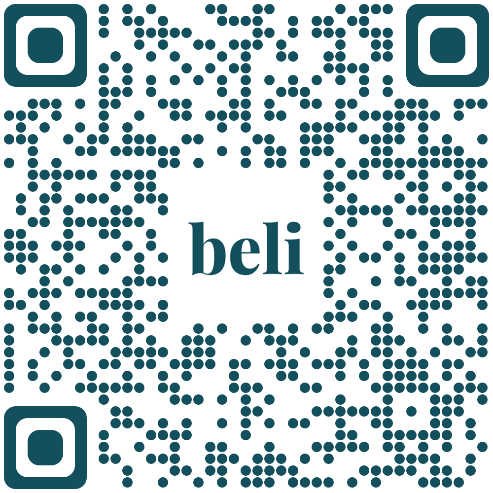 QR code to download the Beli app
