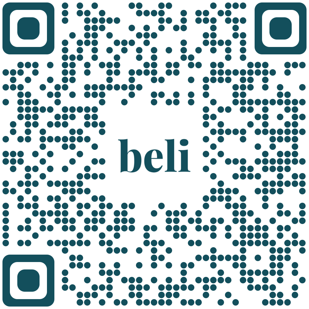 QR code to download the Beli app