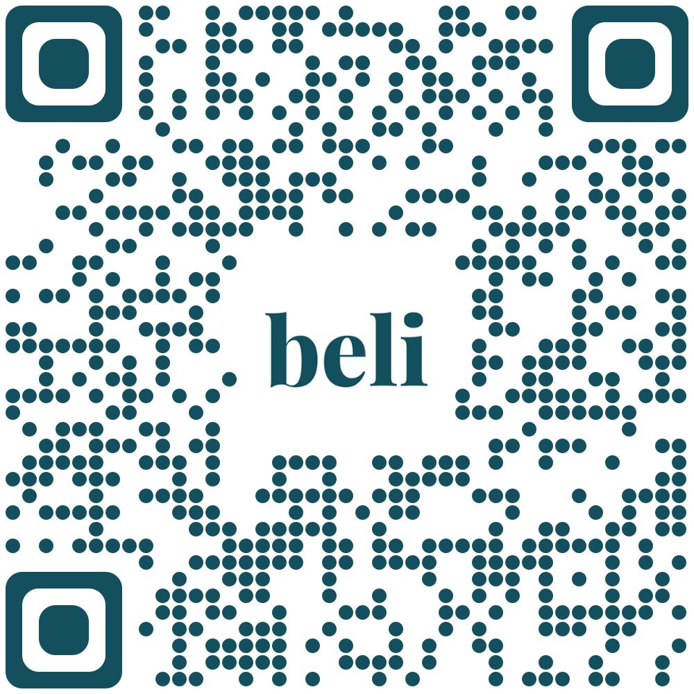 QR code to download the Beli app