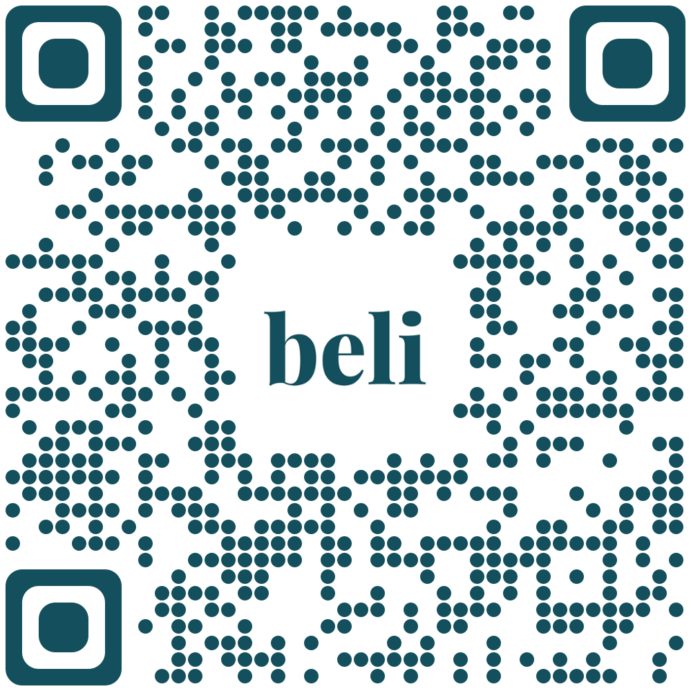 QR code to download the Beli app