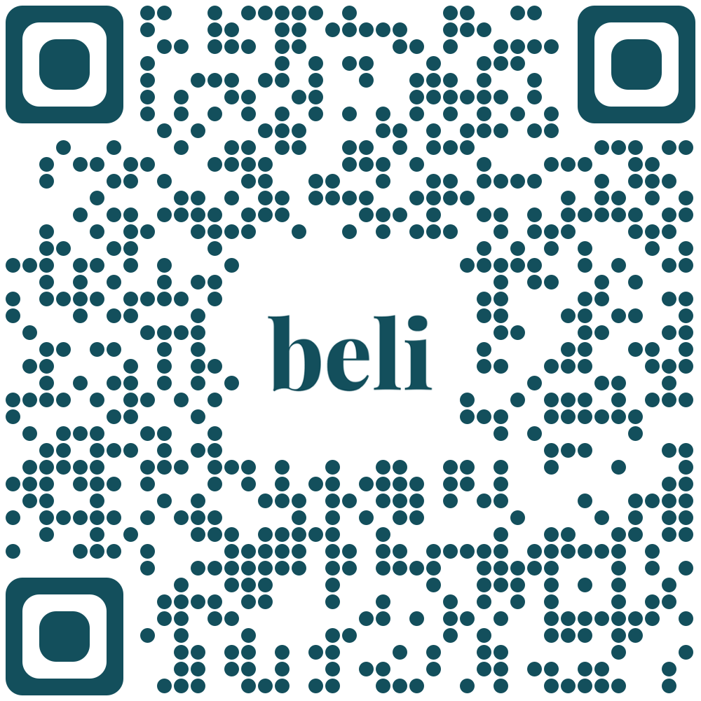 QR code to download the Beli app