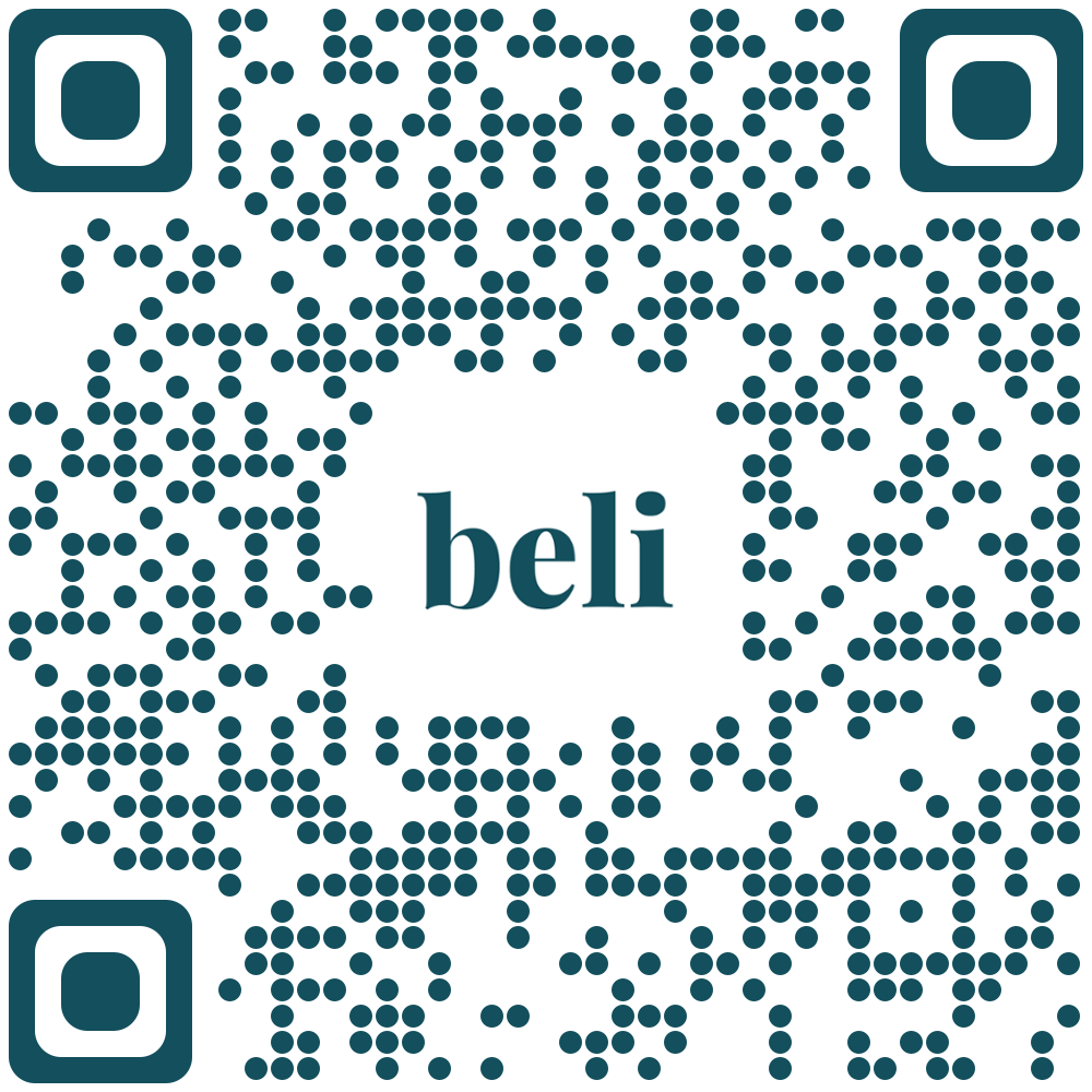 QR code to download the Beli app