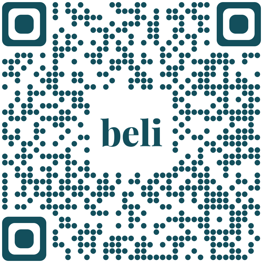 QR code to download the Beli app
