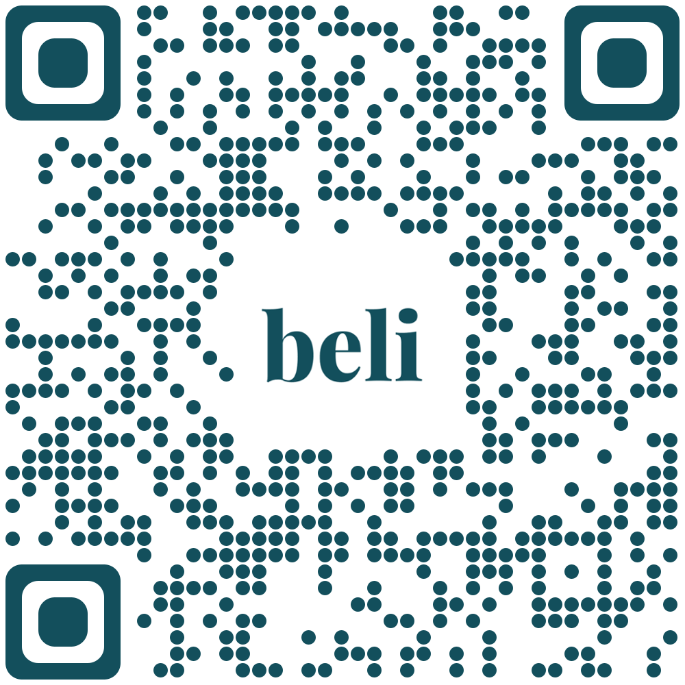 QR code to download the Beli app
