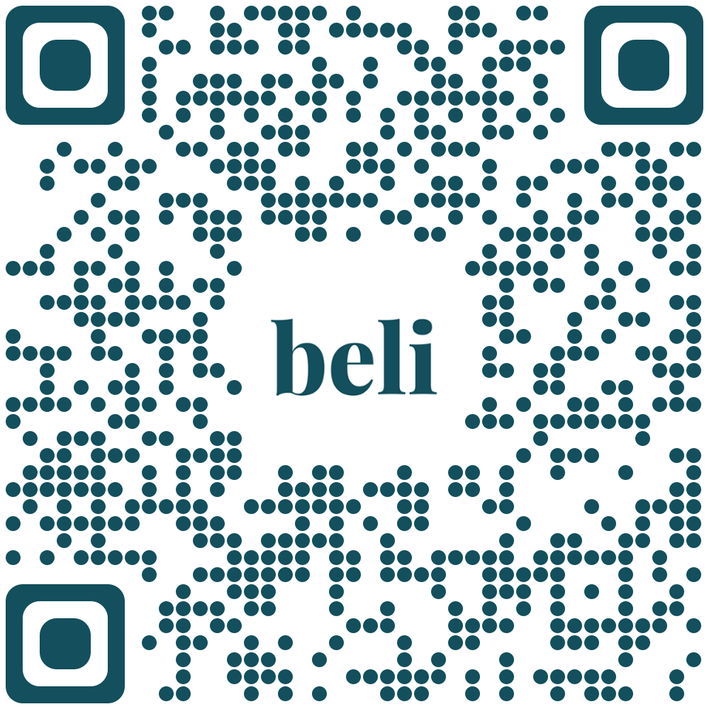 QR code to download the Beli app