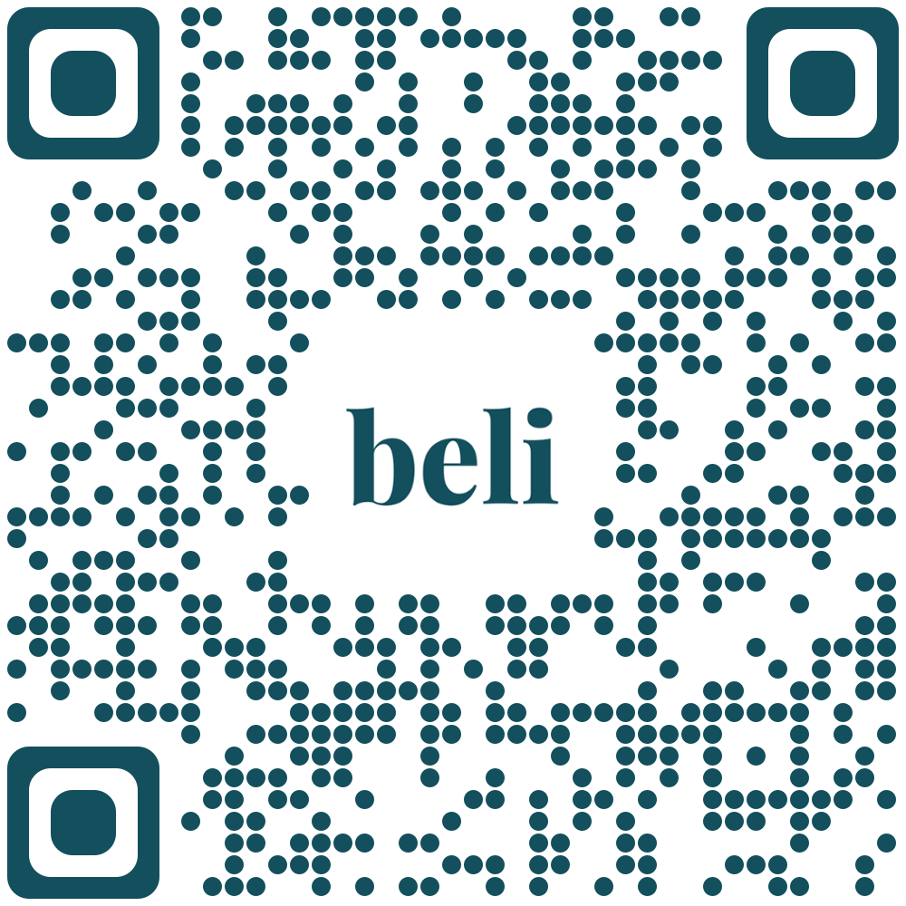 QR code to download the Beli app