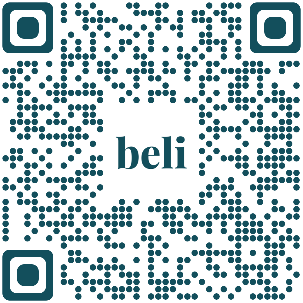 QR code to download the Beli app