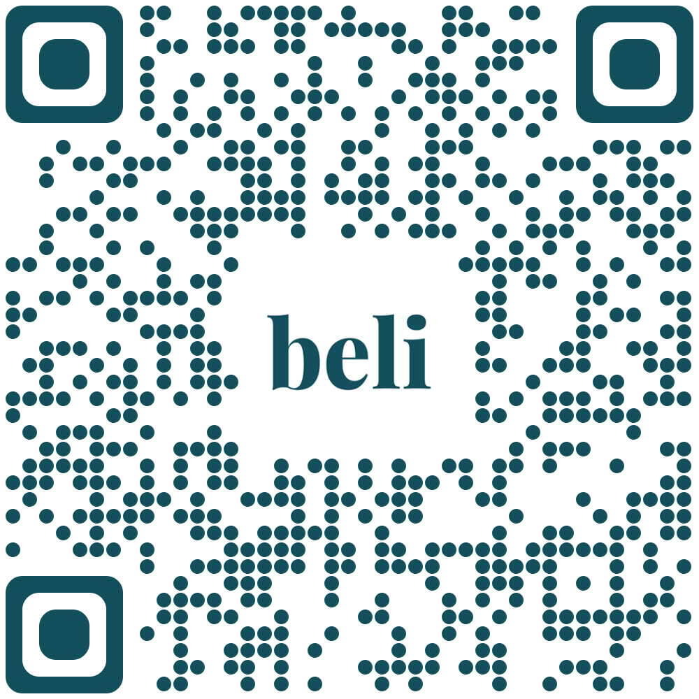QR code to download the Beli app