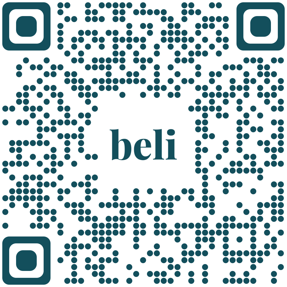 QR code to download the Beli app