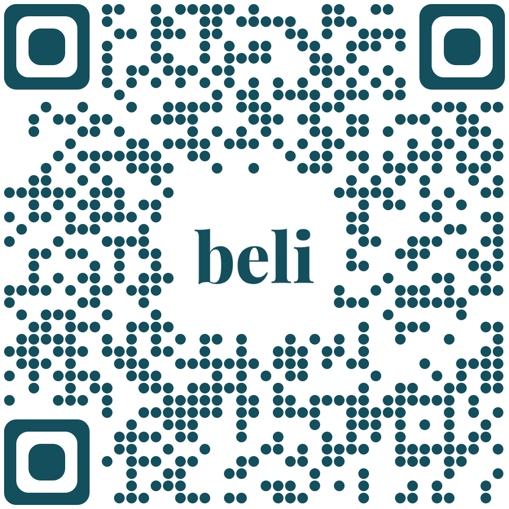 QR code to download the Beli app