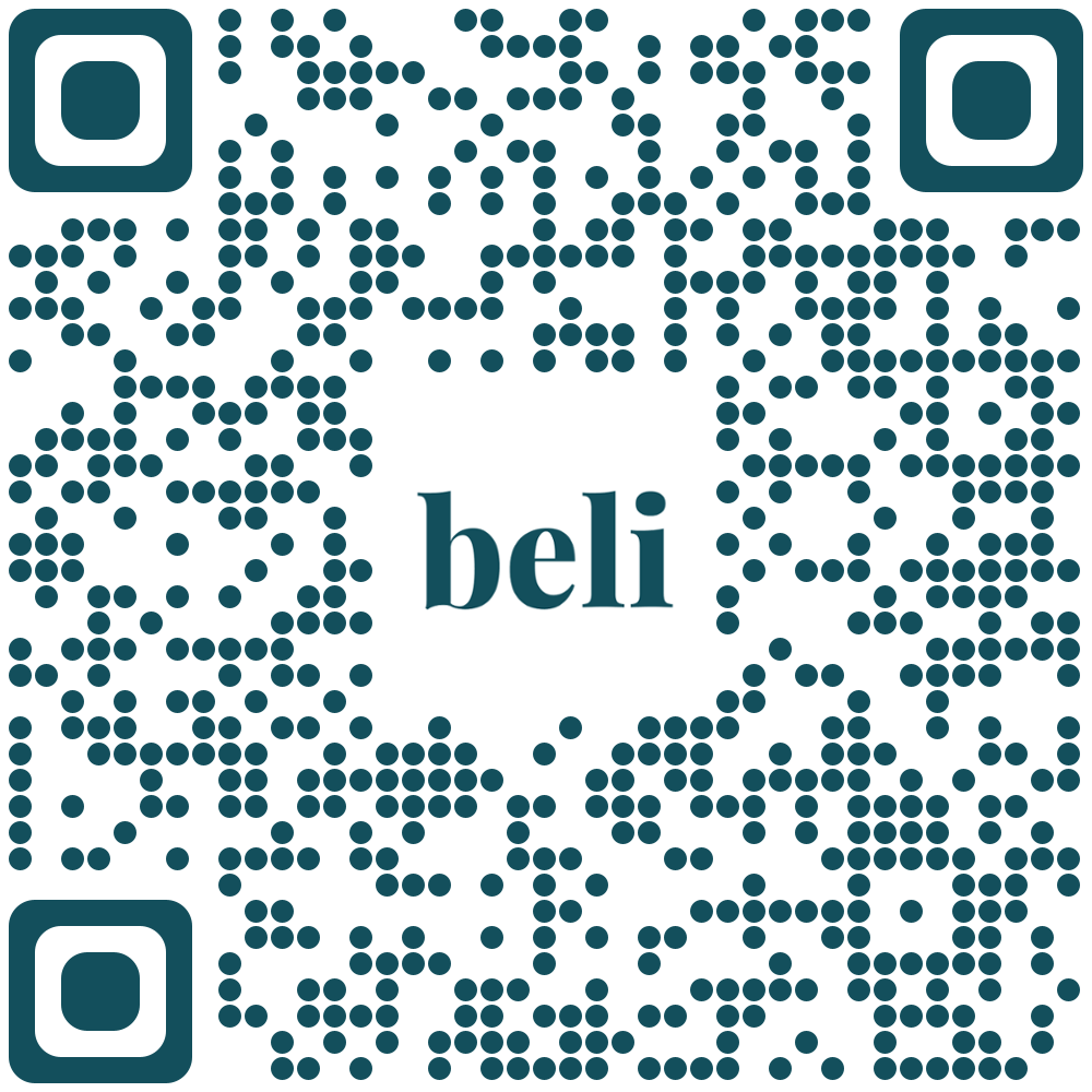 QR code to download the Beli app