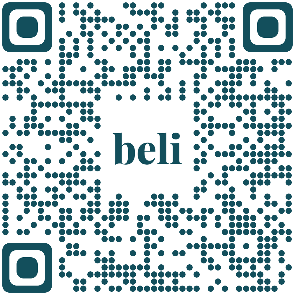 QR code to download the Beli app