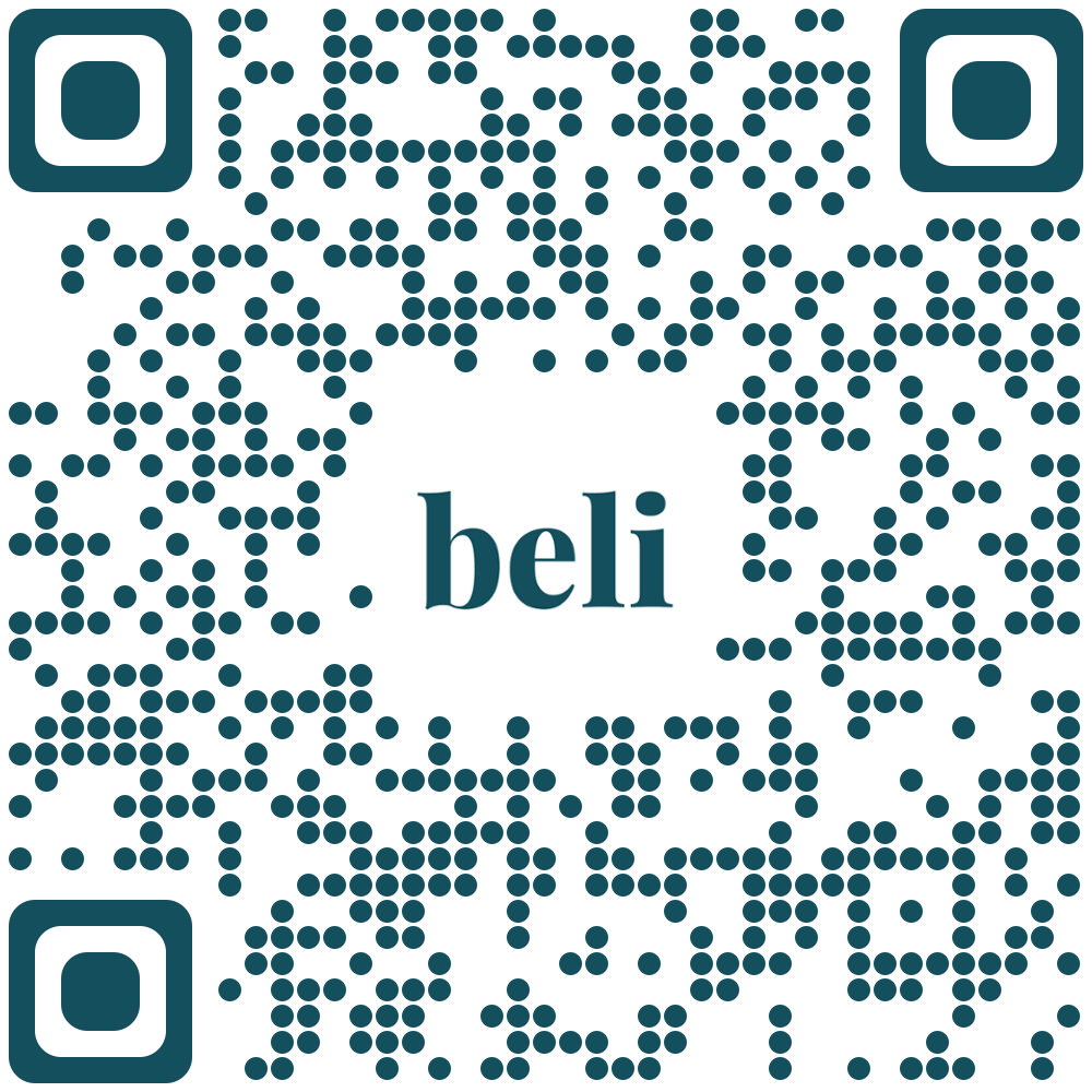 QR code to download the Beli app